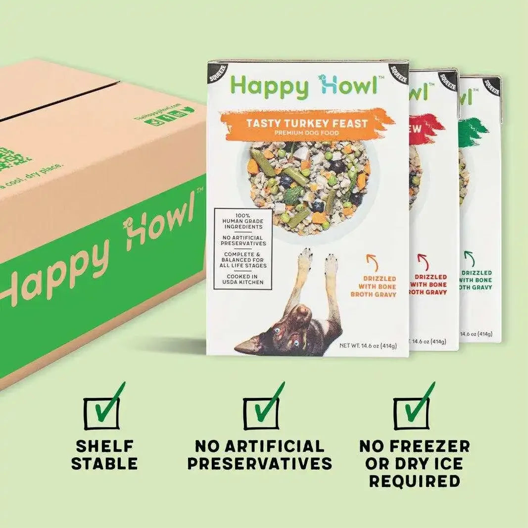 Premium Wet Dog Food Variety Sample Pack Real Meat Lamb Turkey Beef Mixed Flavors 100% Human Grade Ingredients Natural Healthy Pet Nutrition Meal Topper for All Life Stages Puppy Adult