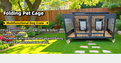Weatherproof Eco Friendly Outdoor Dog House S M L Size Choices Durable Pet Shelter For Patio Garden
