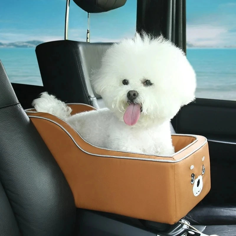Travel Small Dog Carriers Safe Transport Pet Car Central Control Dog Seat Bed for Cats Car Front Seat Travel Carrier