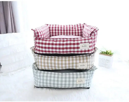 Indoor Dogs Small Medium Cat Sofa Sleeping Bed Pet Nest Cat Bed Pet Sofa Sleeping Bed Furniture Pet Supplies Accessories