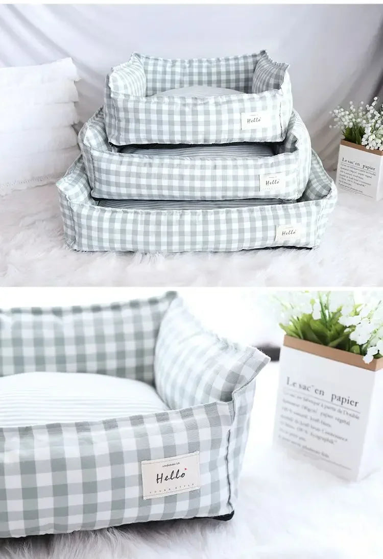 Indoor Dogs Small Medium Cat Sofa Sleeping Bed Pet Nest Cat Bed Pet Sofa Sleeping Bed Furniture Pet Supplies Accessories