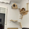 Modular Solid Wood Cat Shelves