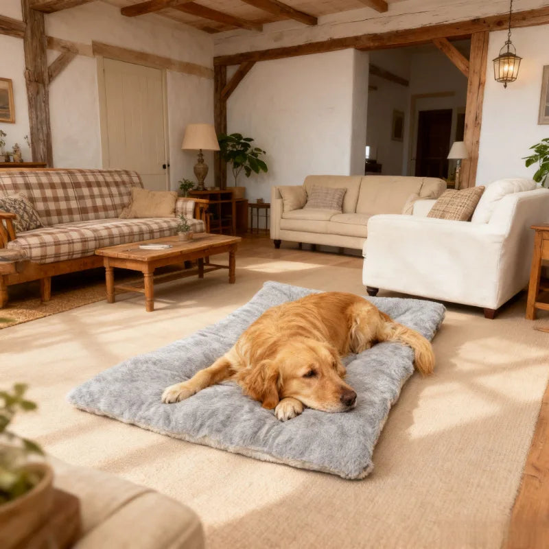 Large Pet Mat Double Sided Warm Soft Dog Cat Bed All Season Sleeping Pad Sofa Cushion