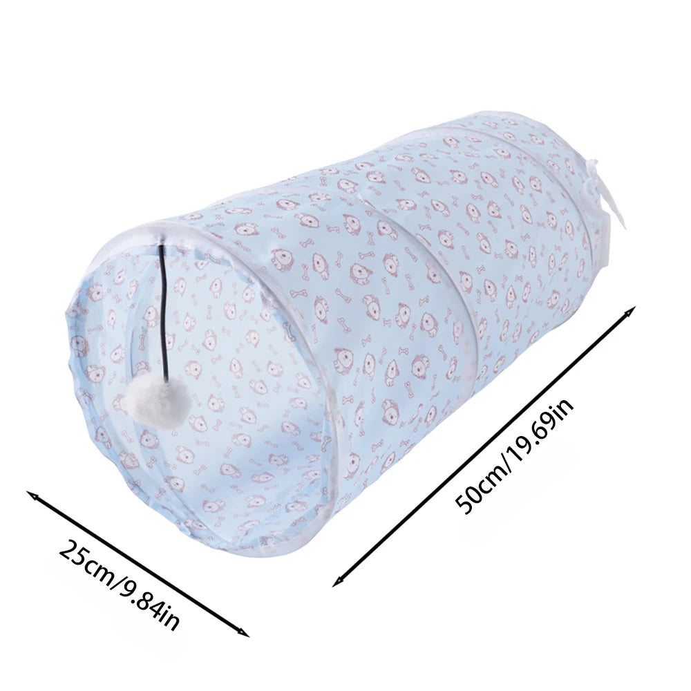 Snout & Pounce™ Foldable Cat Tunnel