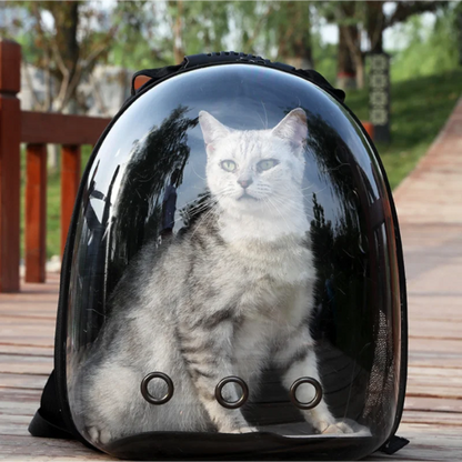 Snout & Pounce™ Ventilated Pet Carrier Backpack