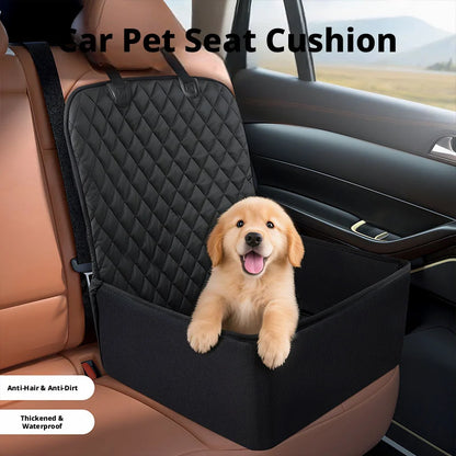 Waterproof Foldable Car Seat Cover, Rear Backseat Mat for Dogs & Cats