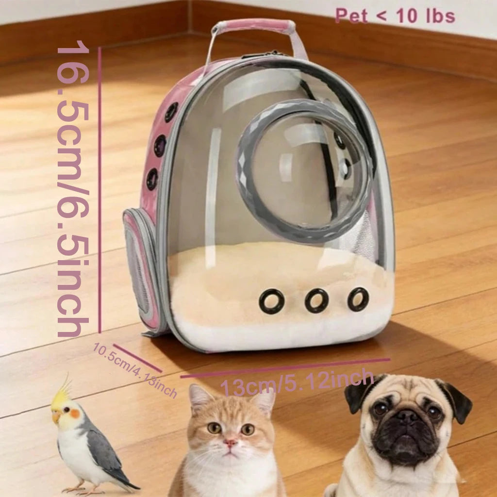 Snout & Pounce™ Ventilated Pet Carrier Backpack