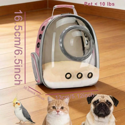 Snout & Pounce™ Ventilated Pet Carrier Backpack