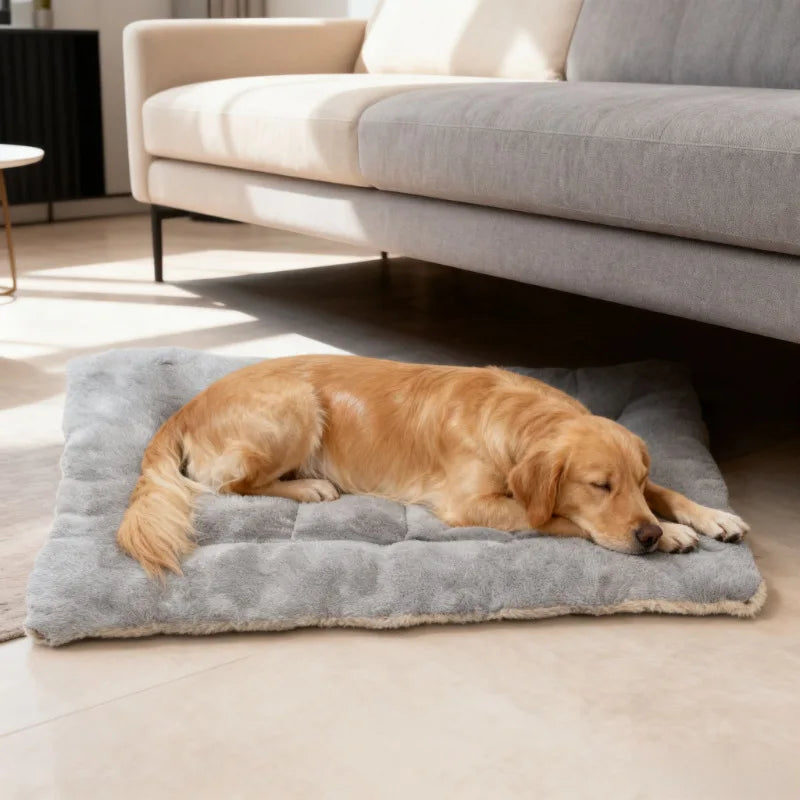 Large Pet Mat Double Sided Warm Soft Dog Cat Bed All Season Sleeping Pad Sofa Cushion