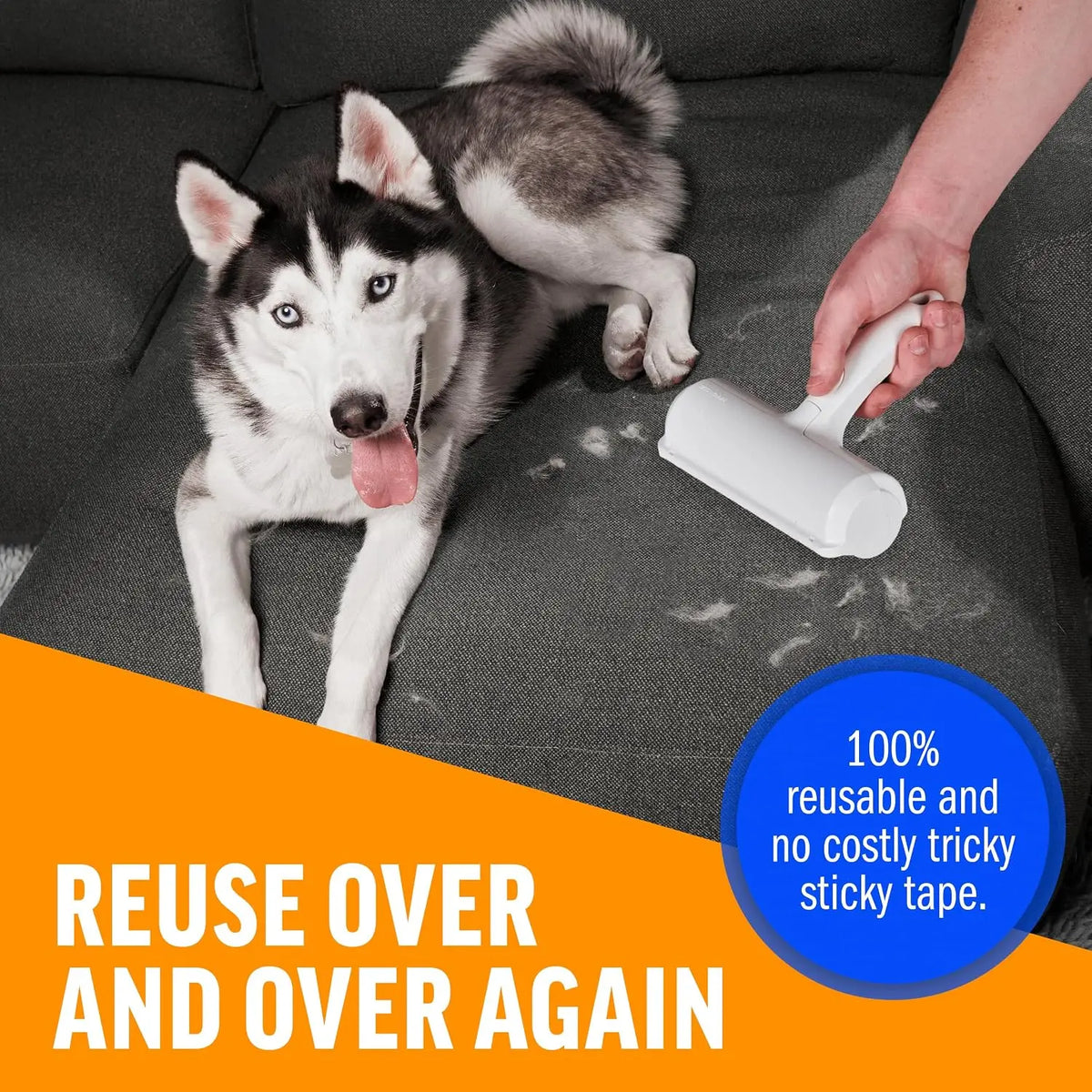 Snout & Pounce™ Reusable Pet Hair Remover