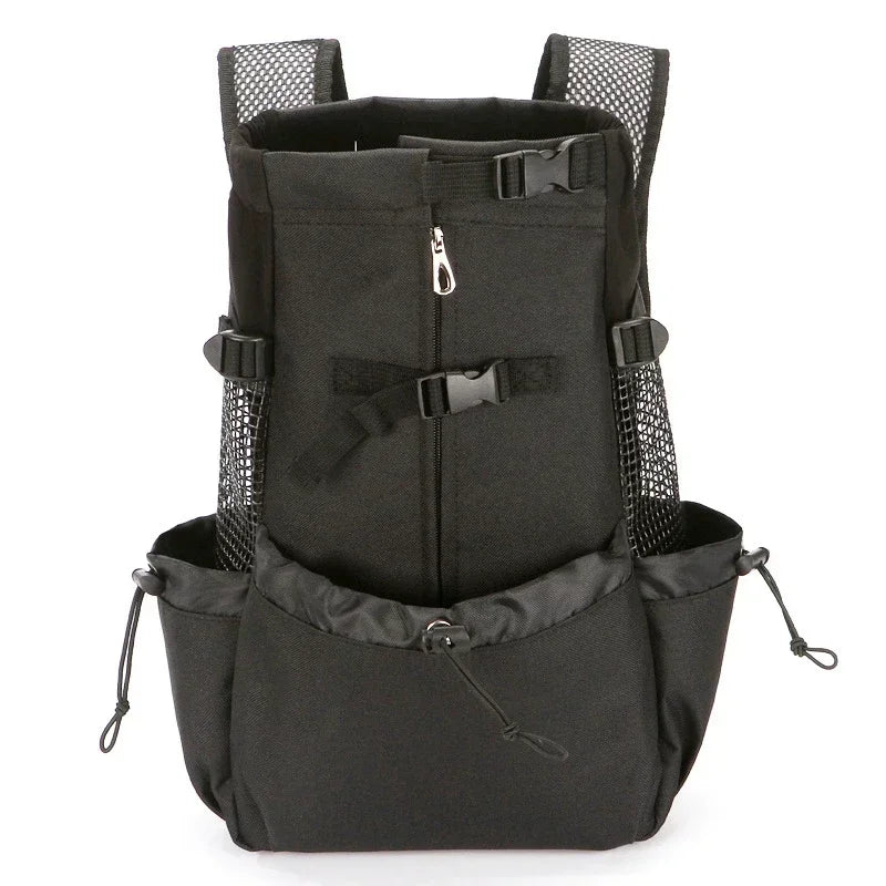 Strong Comfortable Oxford Cloth Dog Carrier Backpack for Cat Dogs High Quality Breathable Cycling Backpack for Outdoor Travel