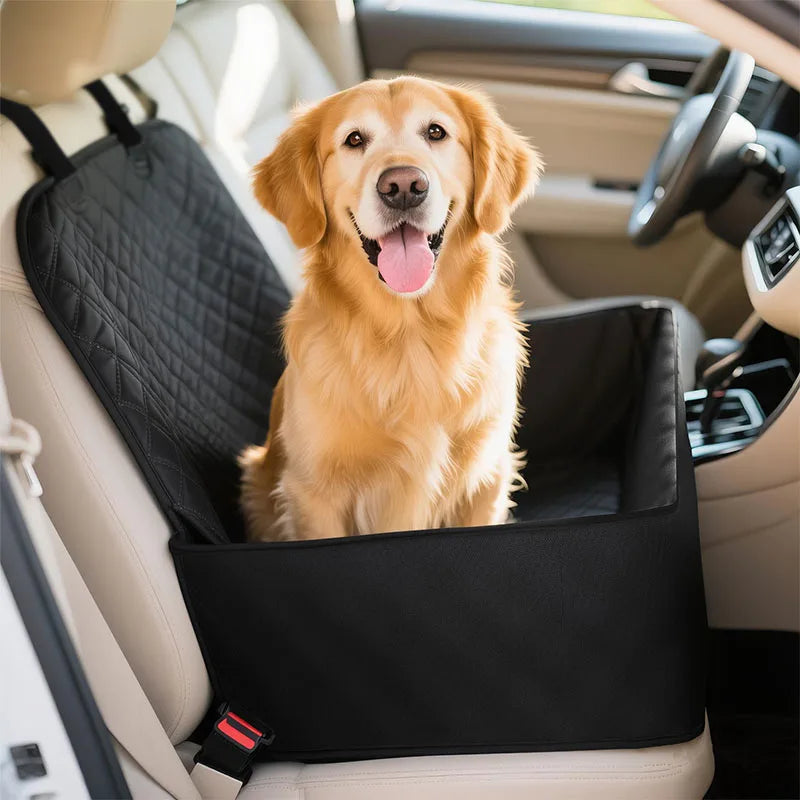 Waterproof Foldable Car Seat Cover, Rear Backseat Mat for Dogs & Cats