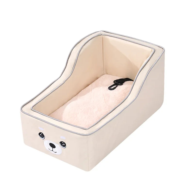 Travel Small Dog Carriers Safe Transport Pet Car Central Control Dog Seat Bed for Cats Car Front Seat Travel Carrier