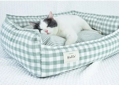 Indoor Dogs Small Medium Cat Sofa Sleeping Bed Pet Nest Cat Bed Pet Sofa Sleeping Bed Furniture Pet Supplies Accessories