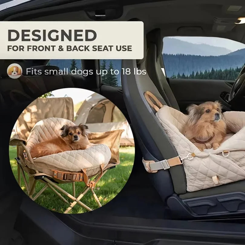 Multifunctional Pet Carrier: Handheld, 3-in-1, Car-Compatible Dog and Cat Bag, Portable Crossbody for Outings