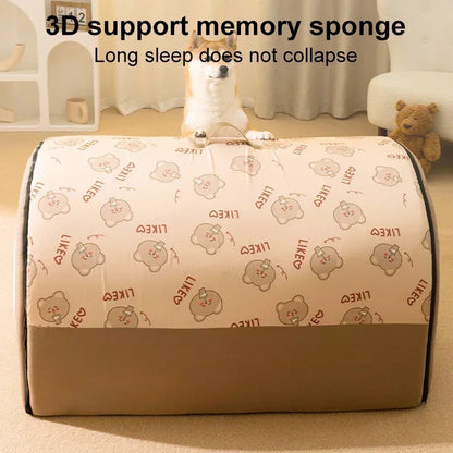 Hot Winter Warm Dog Removable Pet Dog Bed Cozy Pet Nest for Small Medium Dogs Cats Sleeping Bed Comfortable Pet House Supplies