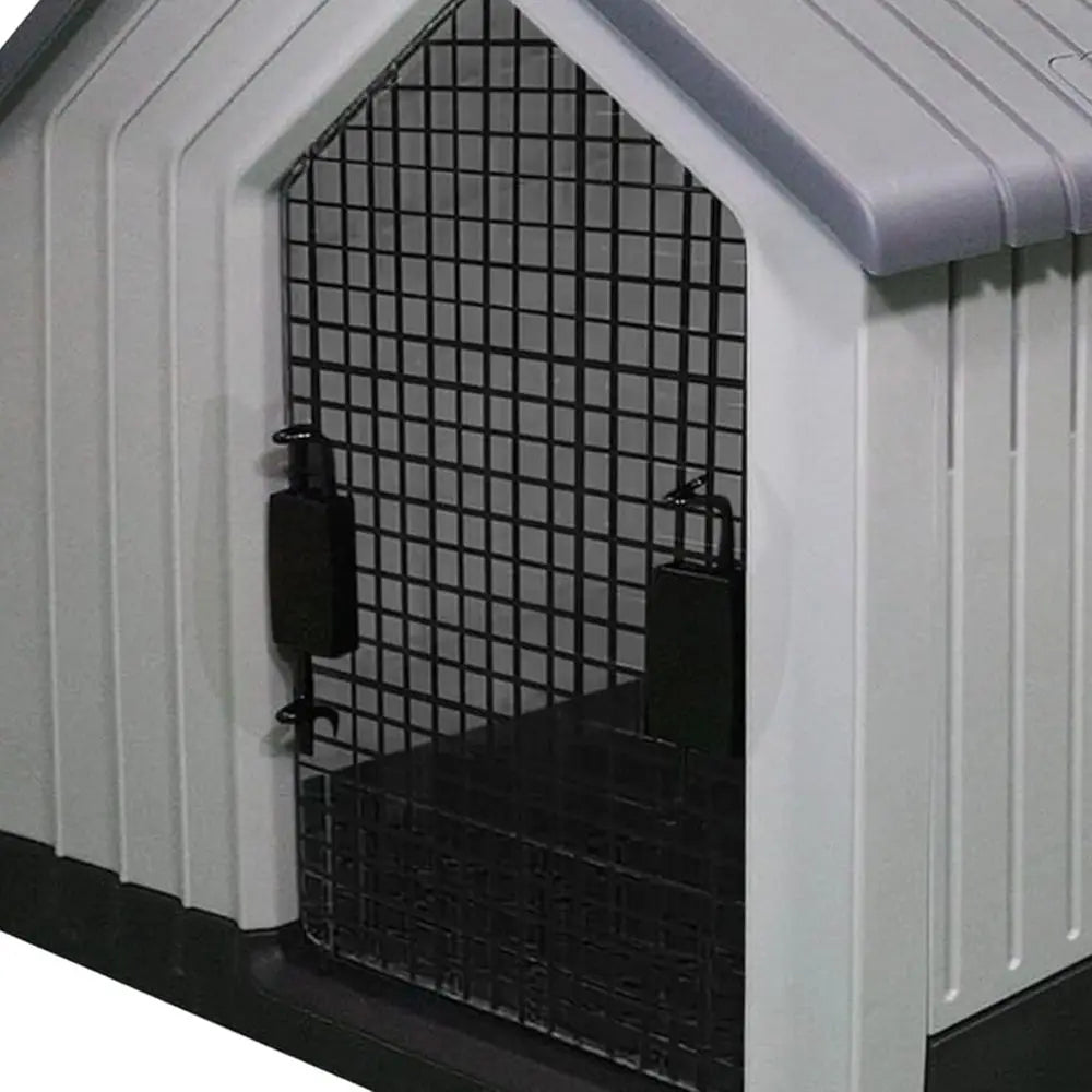Durable Waterproo Plastic Dog House or Small to Large Sized Dogs, Indoor Outdoor Use Doghouse - Comortable Retreat or Your Pet (