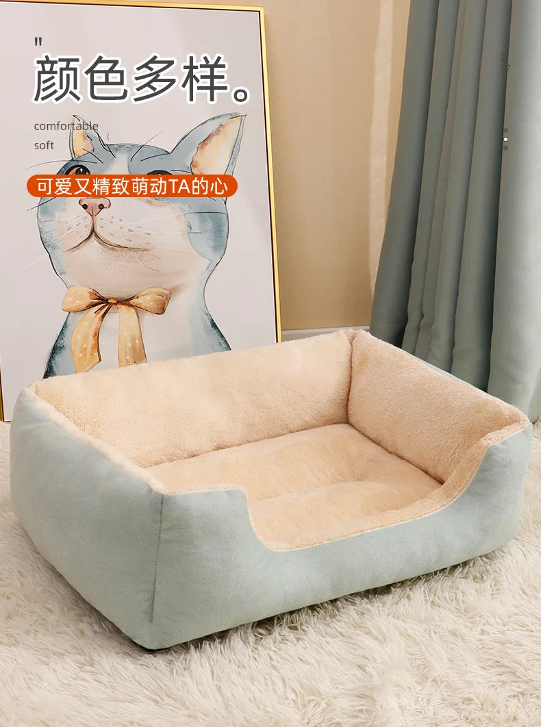 Winter Warm, All-season Plush Cat Pads for Cat and Dog Beds, Washable and Bite-resistant, Small, Medium and Large Dog Bed Pads