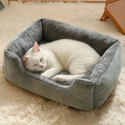 Winter Warm Pet Bed Small Medium Dog Cat Bed Teddy Comfortable Mat All Season Use