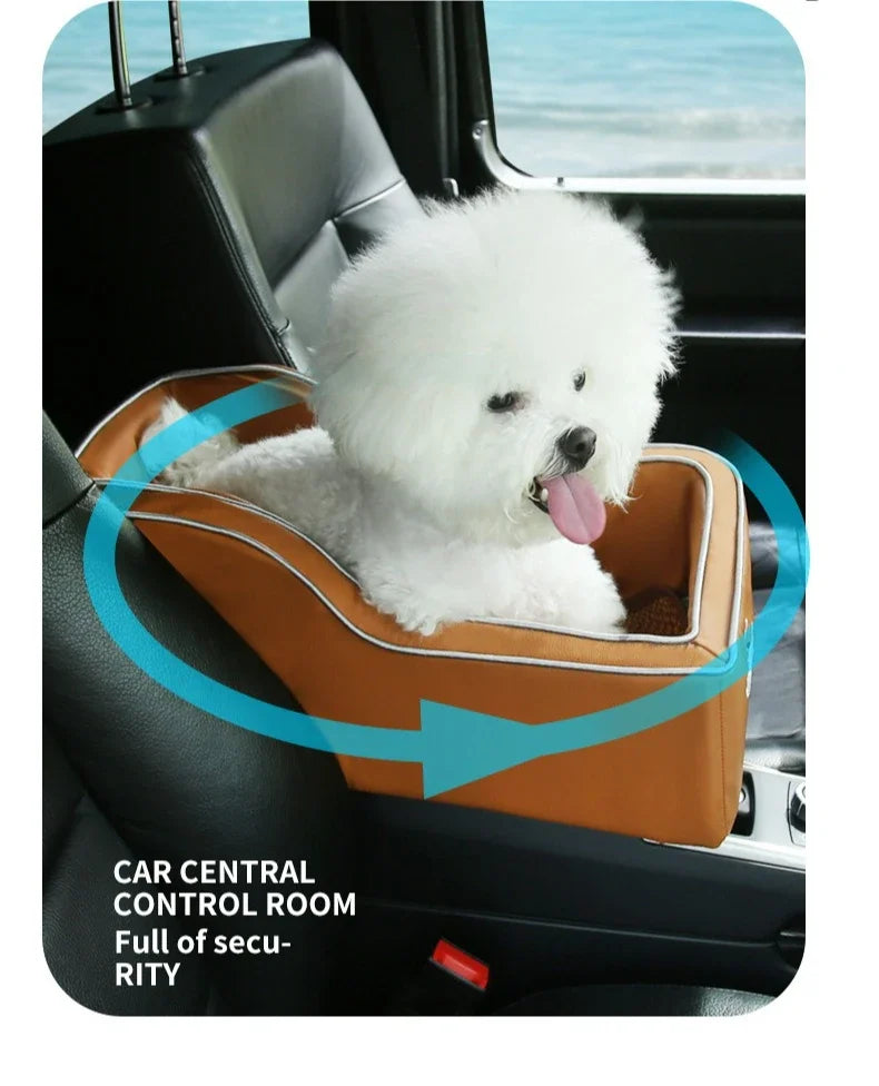 Travel Small Dog Carriers Safe Transport Pet Car Central Control Dog Seat Bed for Cats Car Front Seat Travel Carrier