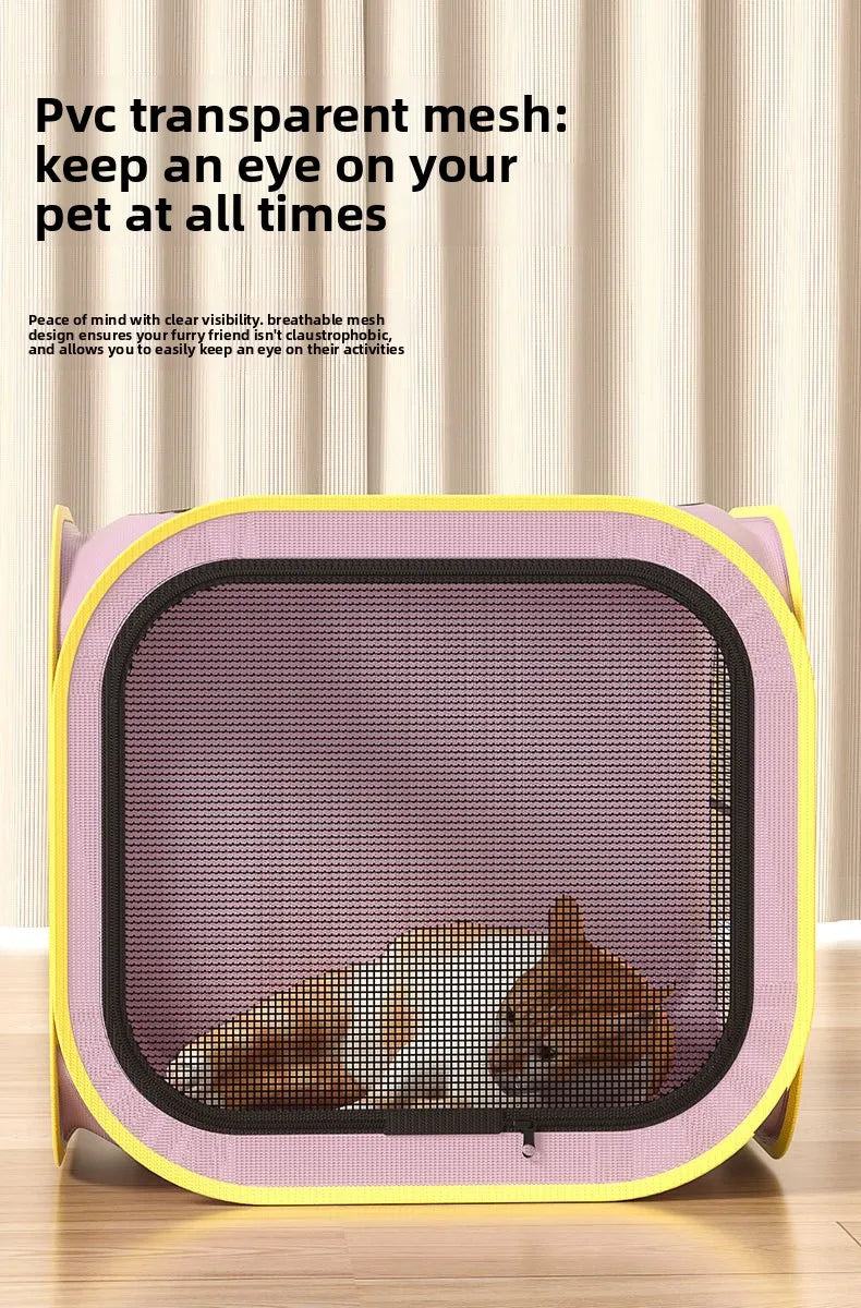 Pet Drying Box Cat Bath Blow Anti-escape Artifact for Puppies and Dogs Blow Drying Bag Household Water Dryer Portable Cat Cage