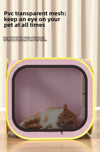 Pet Drying Box Cat Bath Blow Anti-escape Artifact for Puppies and Dogs Blow Drying Bag Household Water Dryer Portable Cat Cage