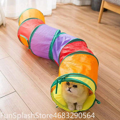 Snout & Pounce™ Foldable Cat Tunnel