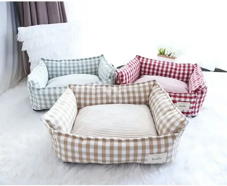 Indoor Dogs Small Medium Cat Sofa Sleeping Bed Pet Nest Cat Bed Pet Sofa Sleeping Bed Furniture Pet Supplies Accessories