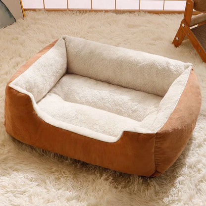 Winter Warm Pet Bed Small Medium Dog Cat Bed Teddy Comfortable Mat All Season Use