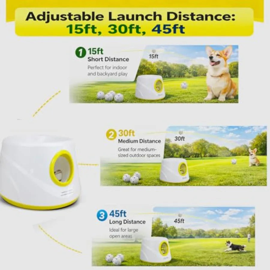 Snout & Pounce™ Automatic Ball Launcher