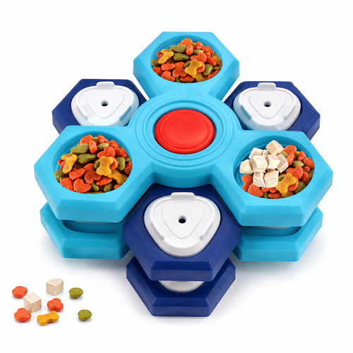 Interactive Spin & Snack Dog Feeder